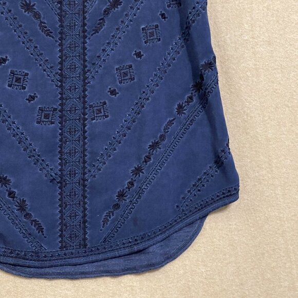 Knox Rose Top Women's Small Dark Blue Sleeveless - Picture 4 of 12